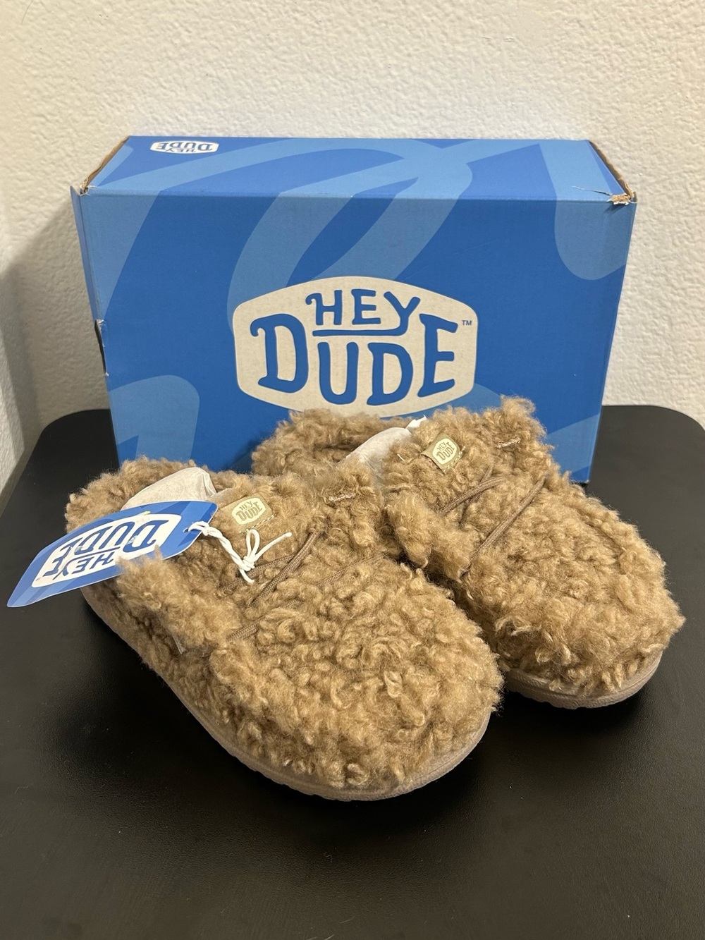 Hey Dude Wendy Slipper Timber Wolf Kids Children’s C12 Casual Slip On Shoe